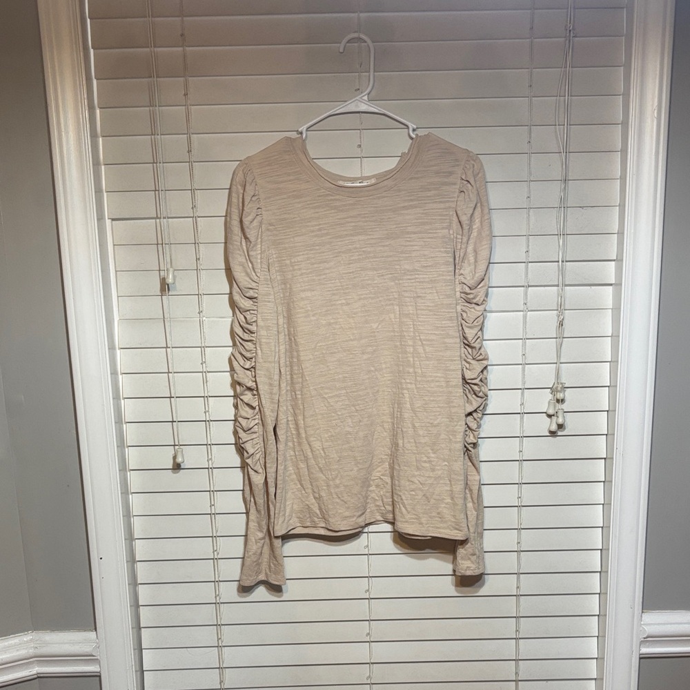 FP Movement by Free People Beige Long Sleeve Top